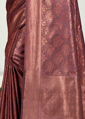 Multicolor Banarasi Silk Saree With Blouse Piece