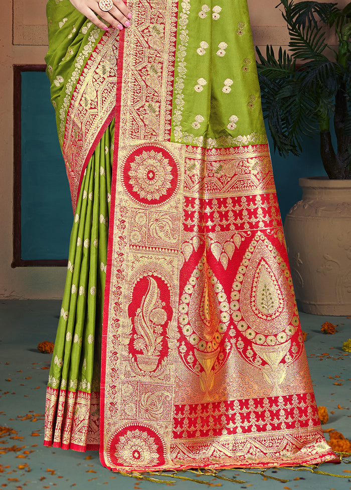 Multicolor Dupion Silk Saree With Blouse Piece