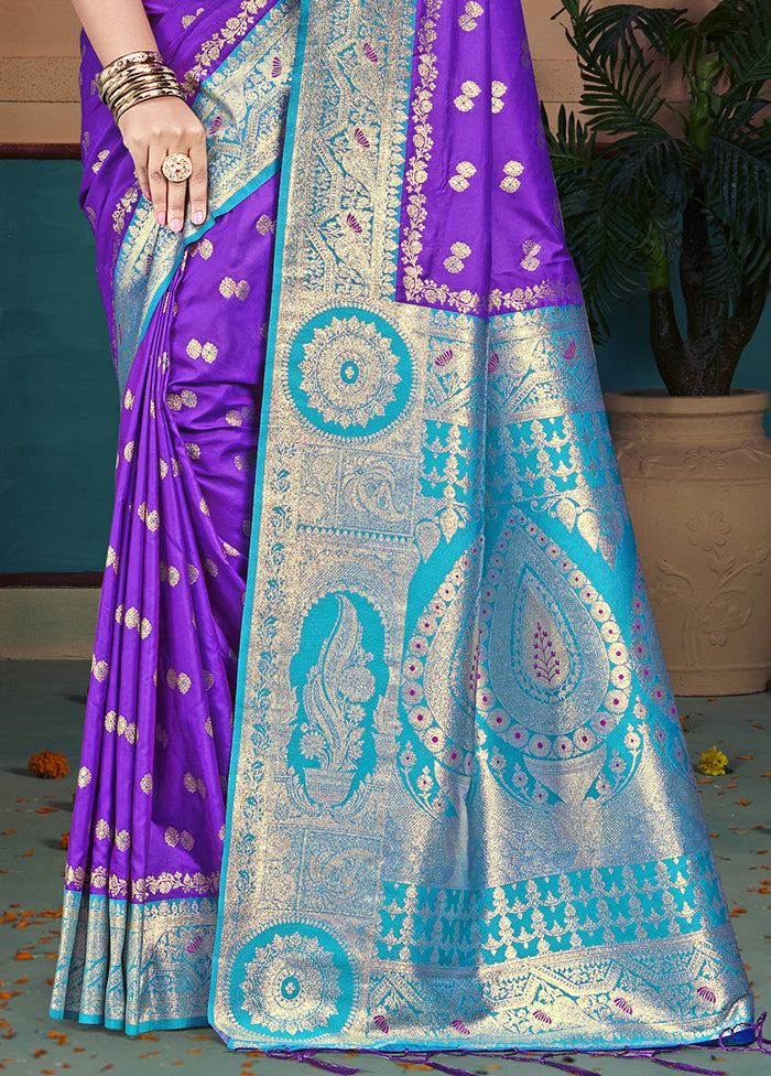 Multicolor Dupion Silk Saree With Blouse Piece