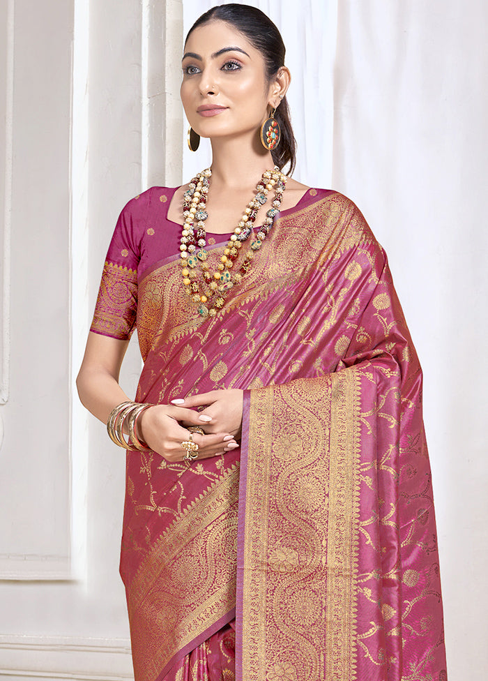 Multicolor Dupion Silk Saree With Blouse Piece