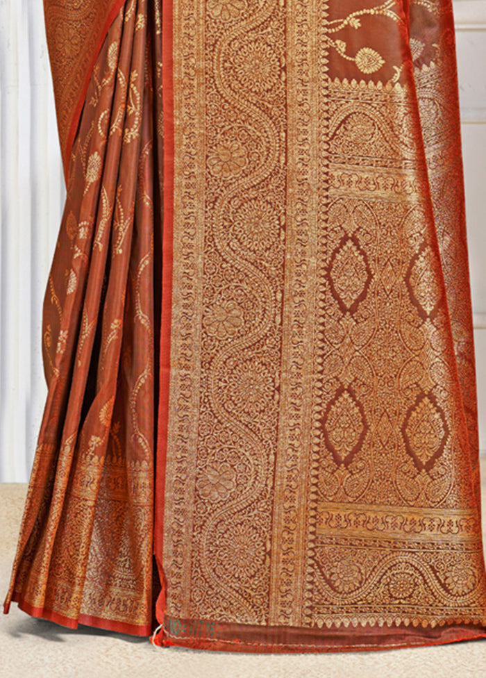 Multicolor Dupion Silk Saree With Blouse Piece