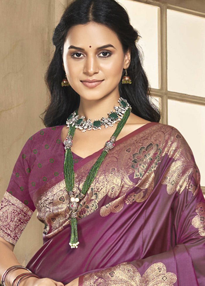 Multicolor Dupion Silk Saree With Blouse Piece