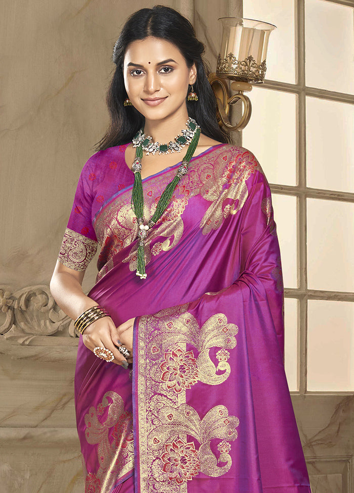 Multicolor Dupion Silk Saree With Blouse Piece