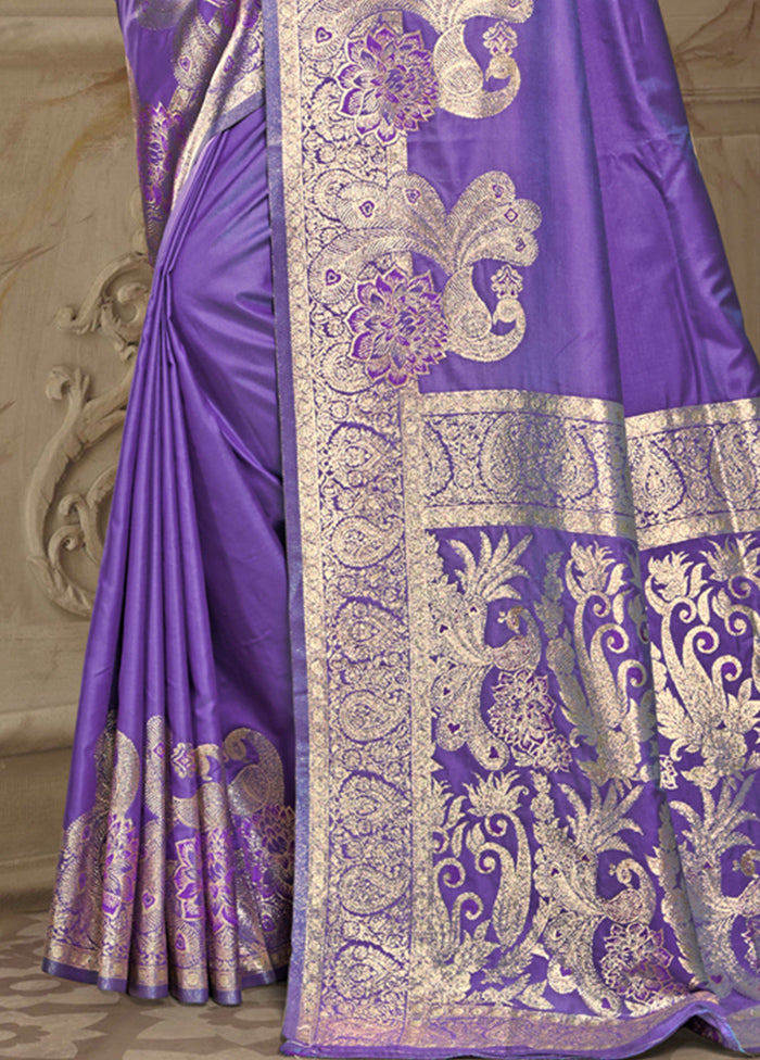 Multicolor Dupion Silk Saree With Blouse Piece