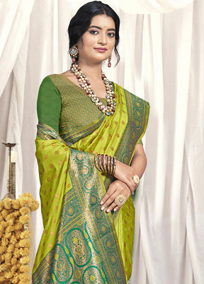 Multicolor Dupion Silk Saree With Blouse Piece