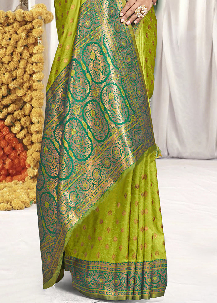 Multicolor Dupion Silk Saree With Blouse Piece