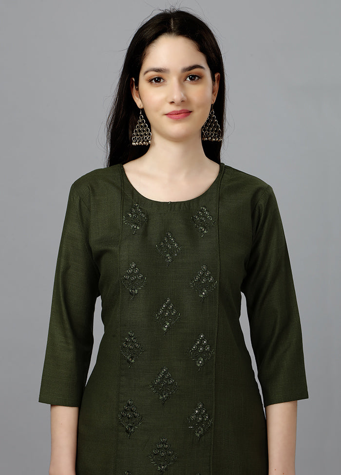 Mehendi Readymade Cotton Kurti