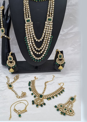 Green Alloy Jewellery Set