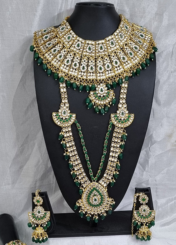 Green Alloy Jewellery Set