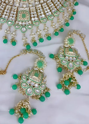 Green Alloy Jewellery Set