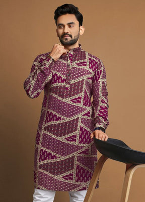 Multicolor Cotton Kurta And Pajama Set