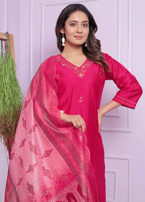 3 Pc Rani Readymade Viscose Suit Set