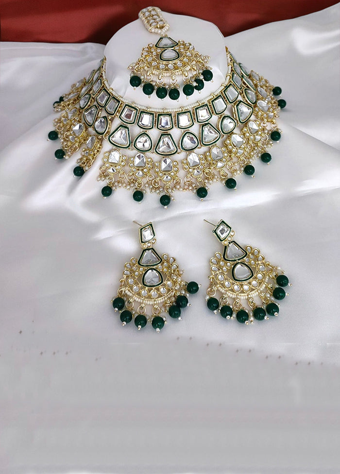 Green Alloy Jewellery Set