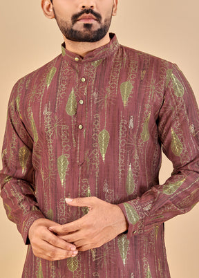 Multicolor Cotton Kurta And Pajama Set