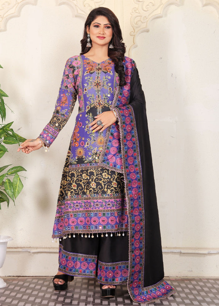 3 Pc Multicolor Readymade Cotton Suit Set