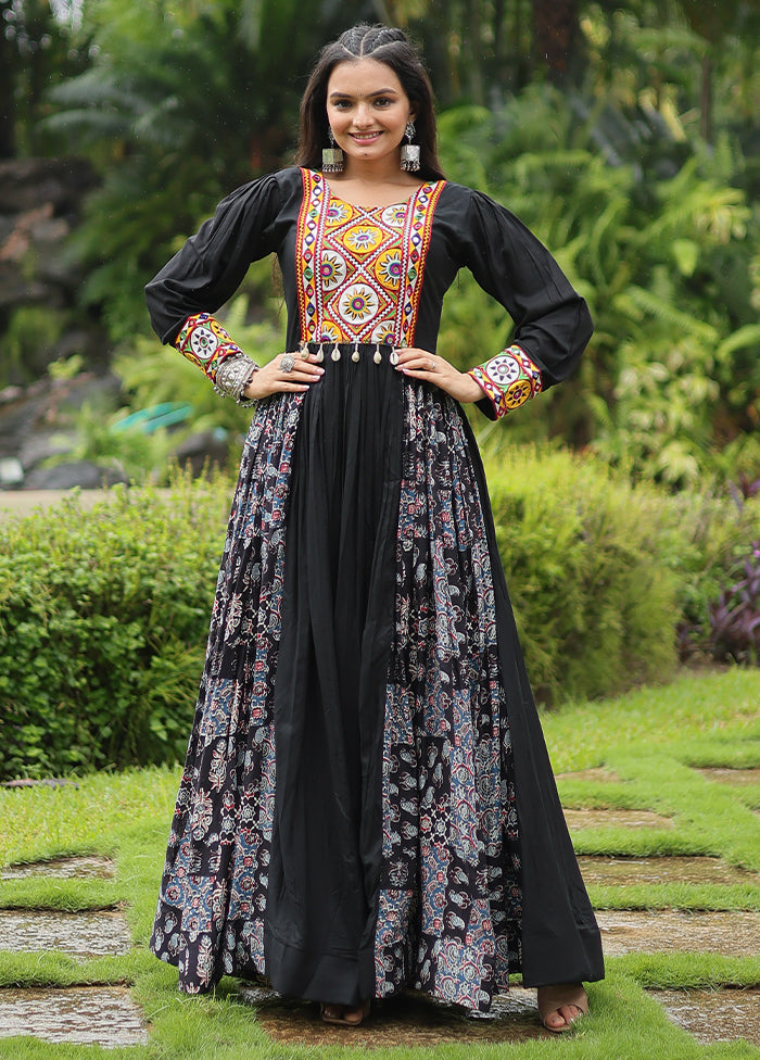 Multicolor Readymade Rayon Indian Dress