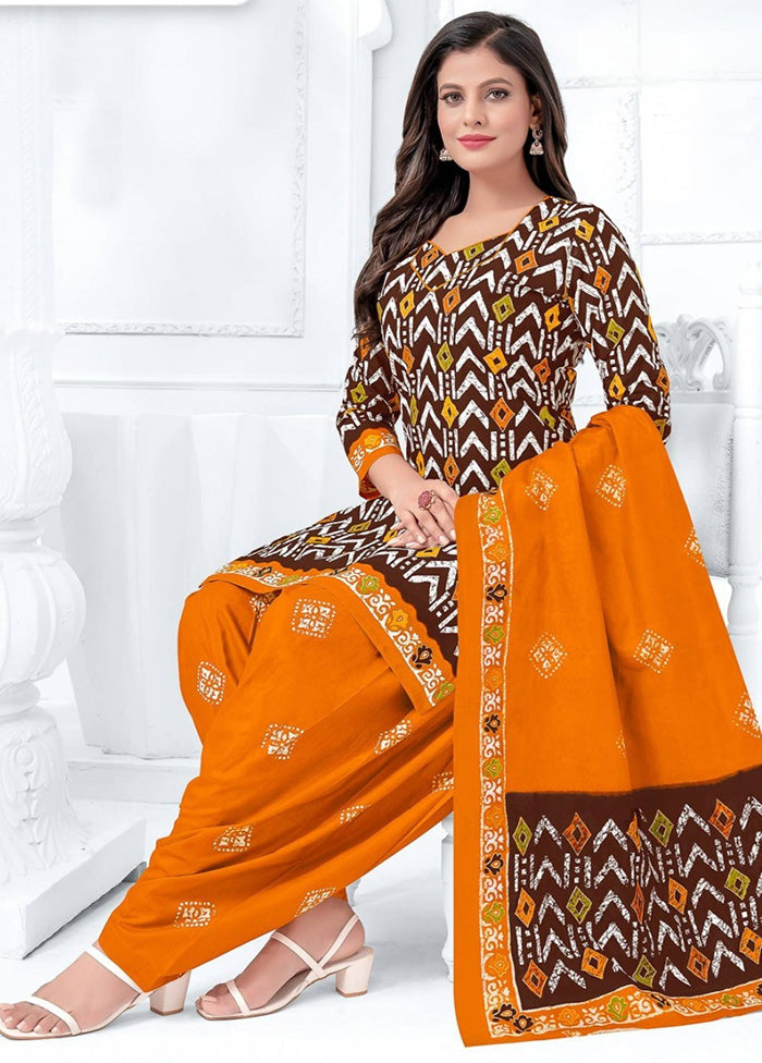 3 Pc Multicolor Pure Readymade Cotton Suit Set