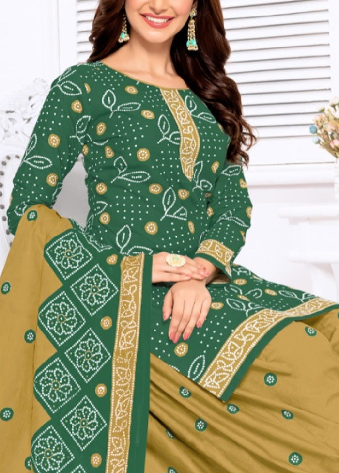 3 Pc Multicolor Pure Readymade Cotton Suit Set