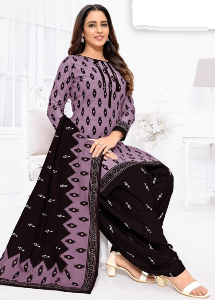 3 Pc Multicolor Pure Readymade Cotton Suit Set