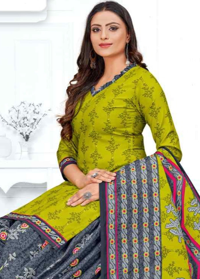 3 Pc Multicolor Readymade Cotton Suit Set