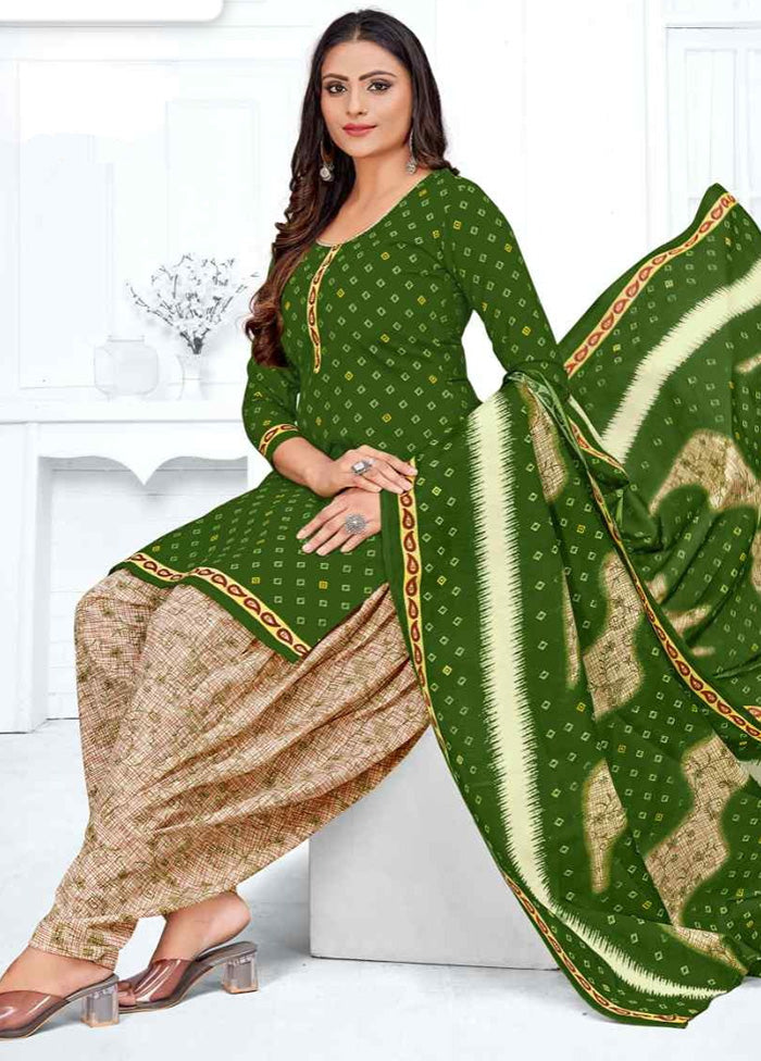 3 Pc Multicolor Readymade Cotton Suit Set