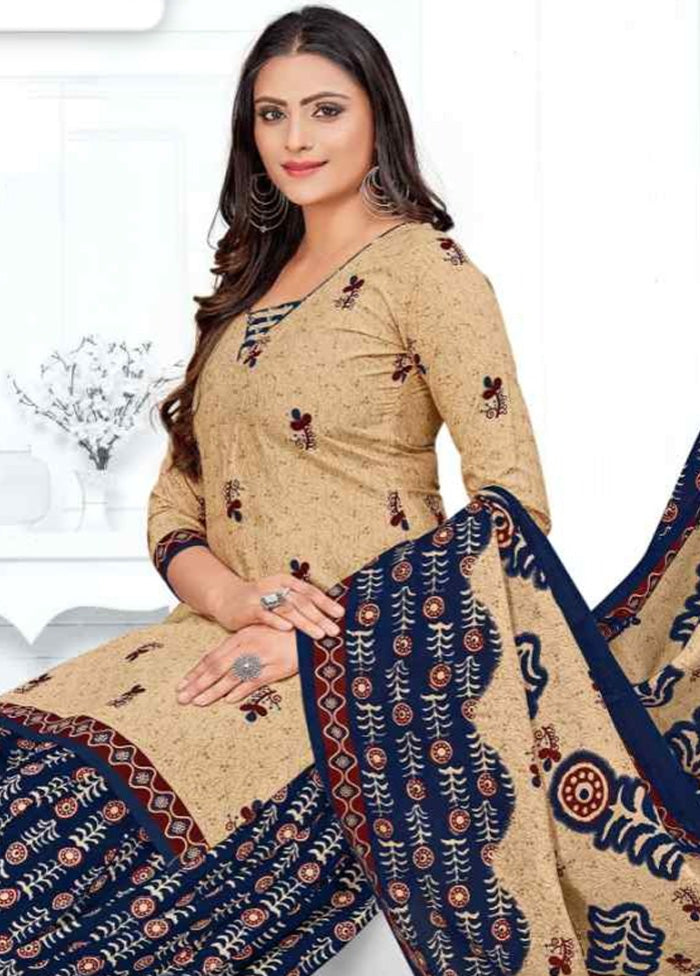 3 Pc Multicolor Readymade Cotton Suit Set