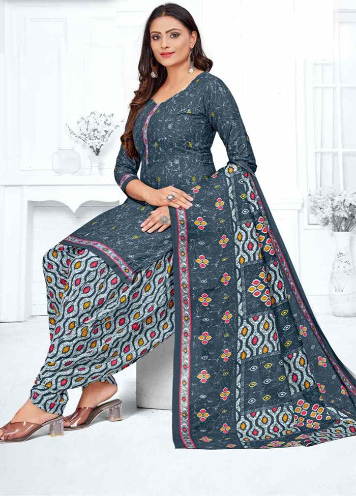 3 Pc Multicolor Readymade Cotton Suit Set