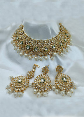 White Alloy Jewellery Set