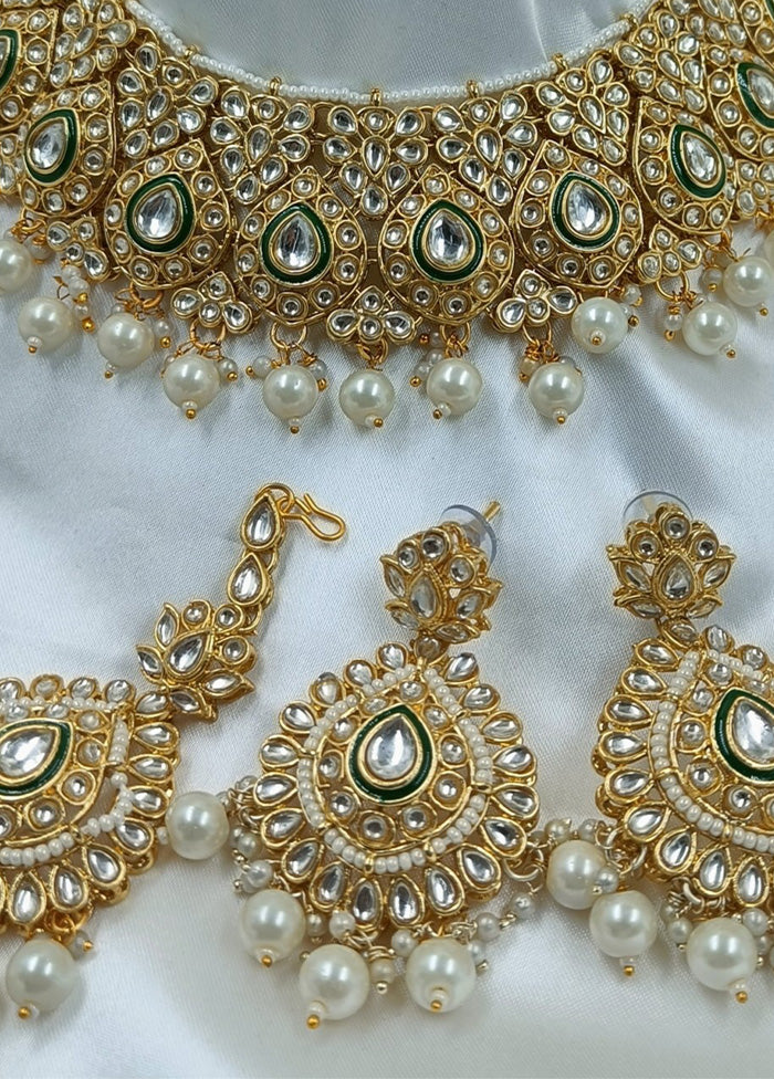 White Alloy Jewellery Set