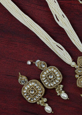 White Alloy Jewellery Set