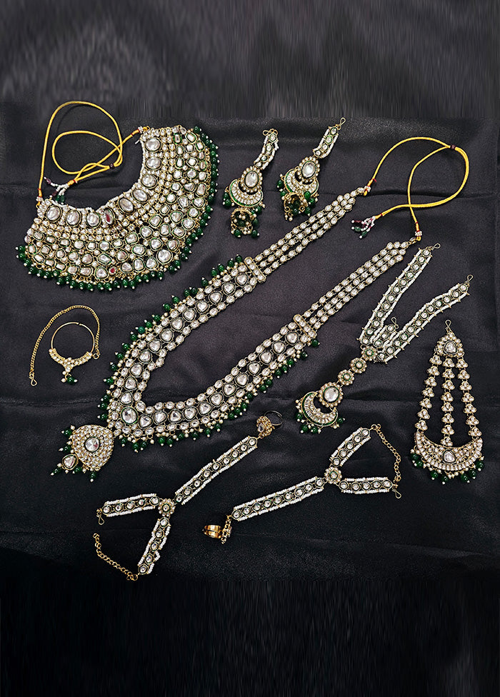 Green Alloy Jewellery Set