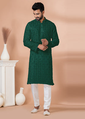 2 Pc Rama Georgette Kurta Pajama Set