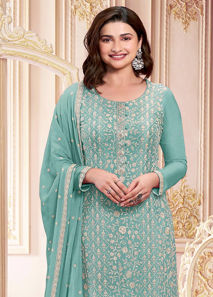 3 Pc Firoza Semi Stitched Georgette Suit Set