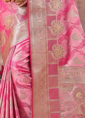 Magenta South Silk Saree With Blouse Piece - Indian Silk House Agencies