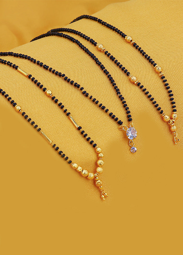 Multicolor Alloy Glossy Mangalsutra