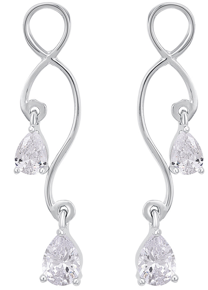 925 Sterling Silver Glossy Earrings