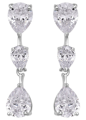 925 Sterling Silver Glossy Earrings