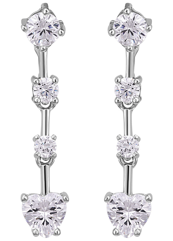 925 Sterling Silver Glossy Earrings