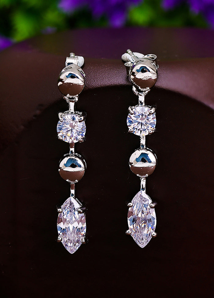 925 Sterling Silver Glossy Earrings