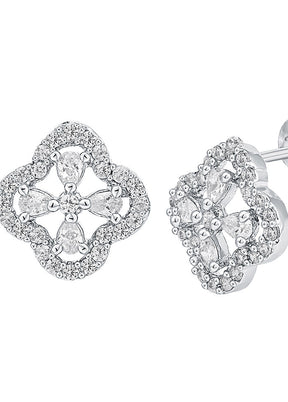 925 Sterling Silver Glossy Earrings