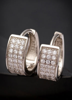 925 Sterling Silver Click Top Earrings