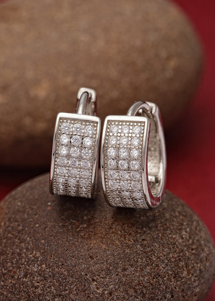 925 Sterling Silver Click Top Earrings