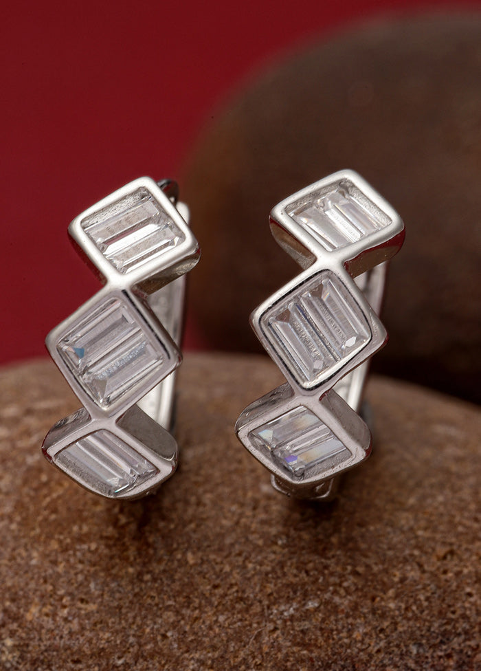 925 Sterling Silver Click Top Earrings