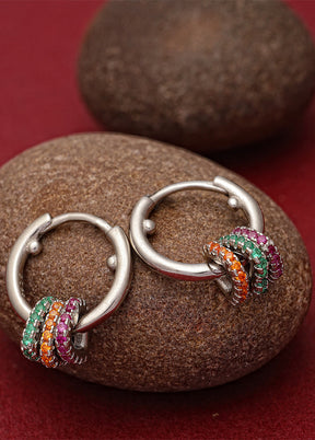 925 Sterling Silver Glossy Earrings