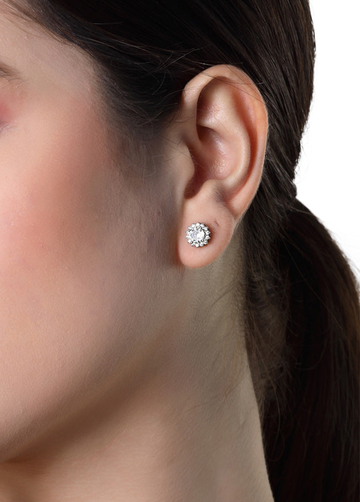 925 Sterling Silver Glossy Earrings