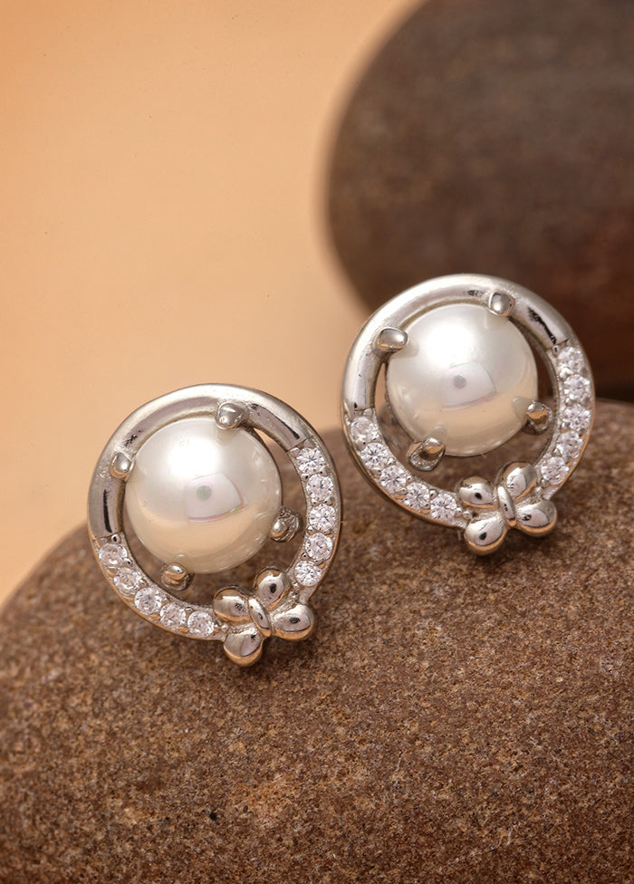 925 Sterling Silver Glossy Earrings