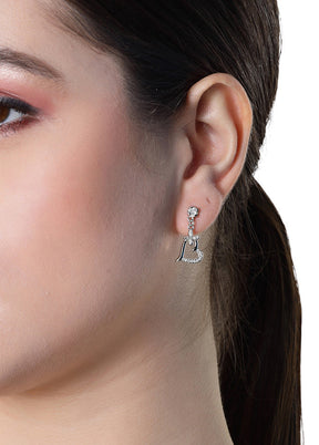 925 Sterling Silver Glossy Earrings