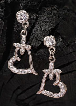 925 Sterling Silver Glossy Earrings