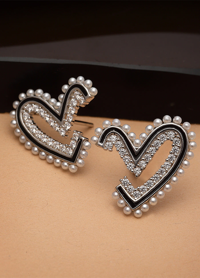 925 Sterling Silver Glossy Earrings