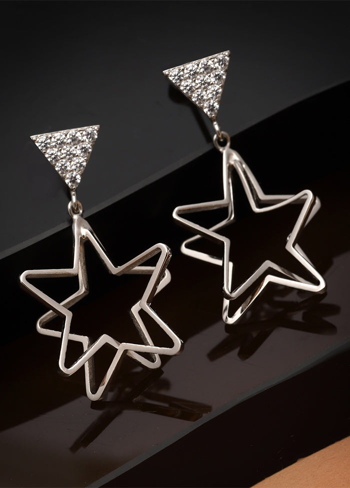 925 Sterling Silver Glossy Earrings